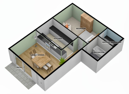 1 Bdr / 1 Bath -560 Sq. Ft.*